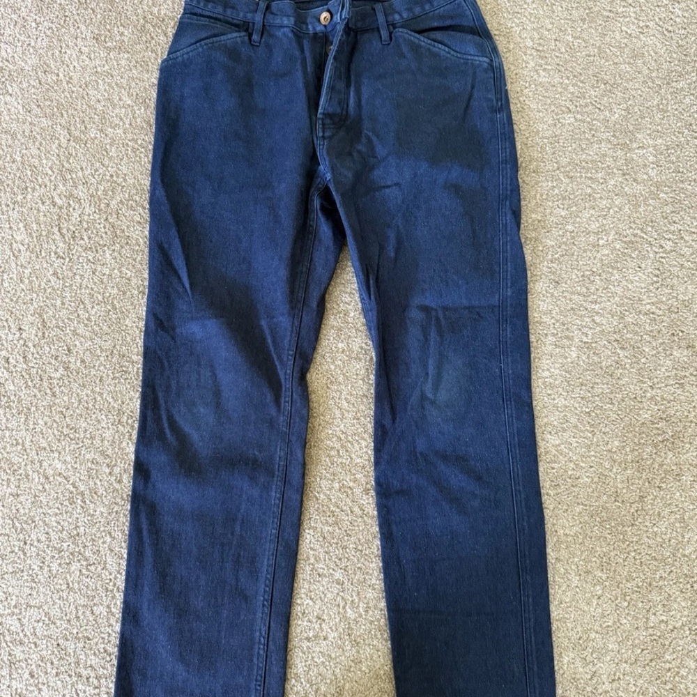 Taylor Stitch Navy Blue Men's Pants Boss Duck - Picture 4 of 4
